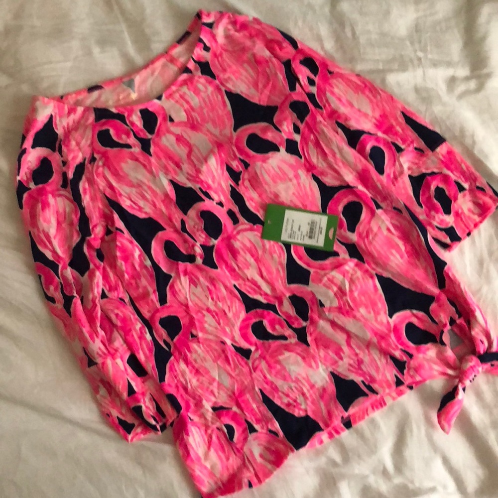 Lilly Pulitzer Flamingo top❣️